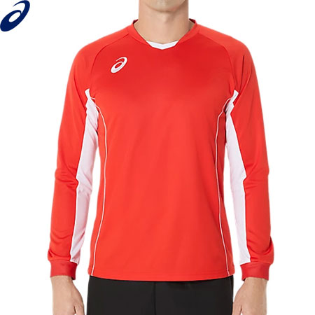 楽天市場】バレーボール 練習着 アシックス（カラーレッド）（メンズ