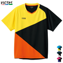 VICTAS PLAY ヴィクタス 卓球 カラー ブロック ゲームシャツ COLOR BLOCK GS ユニフォーム メンズ 男性用 レディース 女性用 ジュニ...