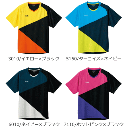 VICTAS PLAY ヴィクタス 卓球 カラー ブロック ゲームシャツ COLOR BLOCK GS ユニ...