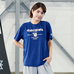 ソフトテニス館のCONVERSE コンバース バスケットウェア Tシャツ 半袖シャツ 練習着 ガールズプリントTシャツ 女性 レディース用 CB351351【1枚までメール便OK】【2025SS】｜アングル2