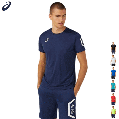 asics アシックス Tシャツ 半袖シャツ トレーニングウエア メンズ レディース 男性用 女性用 2031D729【1枚までメール便OK】