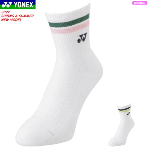YONEX ヨネックス ハーフソックス ソフトテニス バドミントン ソックス 靴下 ［29194］[レディース：22～25cm]【3足までメール便OK】