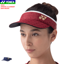 YONEX ヨネックス サンバイザー 帽子 ソフトテニス グッズ 熱中症対策 日焼け防止 UVカット 40101 レディース 女性用