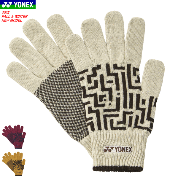 YONEX ヨネックス グローブ 手袋 ソフトテニス バドミントン グッズ 防寒具 冬物小物 450 ...