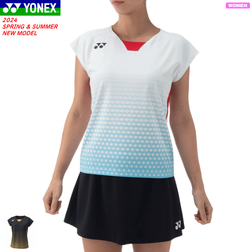 YONEX ヨネックス ゲームシャツ ユニホーム 半袖シャツ ソフトテニス バドミントン ウェア ベリークールドライ搭載 20824 [レディース：女性用]【1枚までメール便OK】