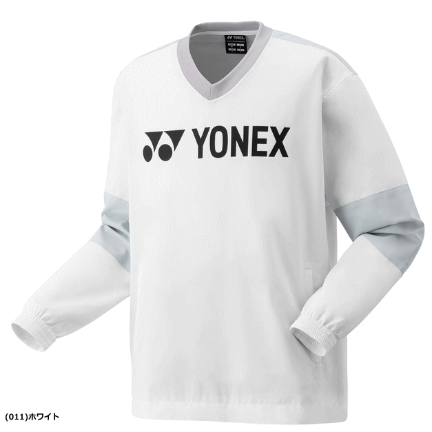 YONEX ヨネックス 裏地付Vブレーカー 長袖シャツ ソフトテニス バドミントン ウェア 移動着 Vシャカ V首ブレーカー 32039 [ユニセックス：男女兼用] 3