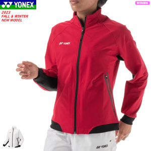 YONEX ヨネックス ウォームアップシャツ ウィンドジャケット ソフトテニス バドミントン ウェア 移動着 薄手 57075 [レディース：女性用]