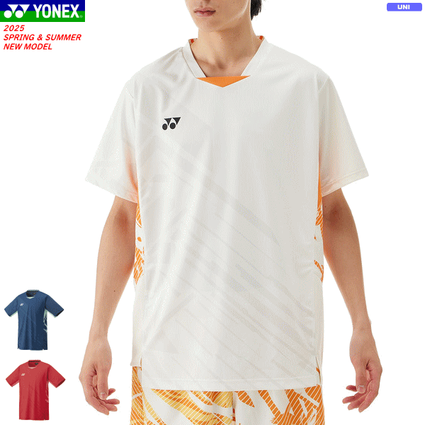 YONEX ヨネックス ゲームシャツ ユニホーム 半袖シャツ ソフトテニス バドミントン ウェア 10634 [メンズ：男性用]【1枚までメール便OK】