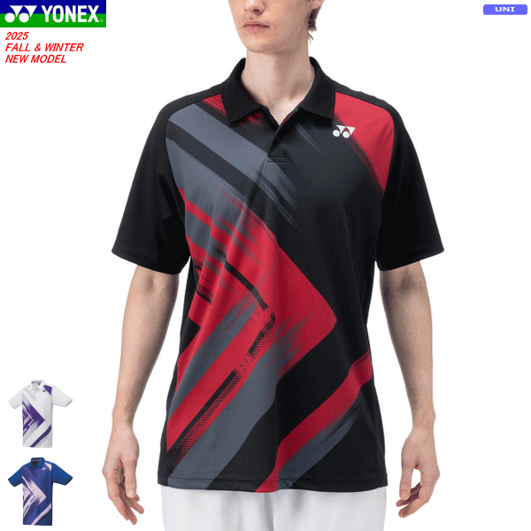 YONEX ヨネックス ゲームシャツ ユニホーム 半袖ポロシャツ ソフトテニス バドミントン ウェア 10681 [ユニセックス：男女兼用]【1枚までメール便OK】