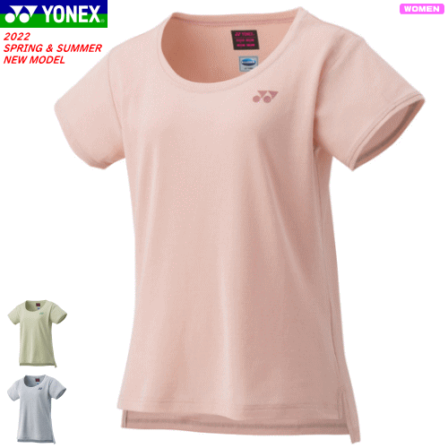 YONEX ヨネックス Tシャツ 半袖シャツ ソフトテニス バドミントン ウェア 練習着 着替え ベリークール搭載［16597］[レディース：女性用]【1枚までメール便OK】