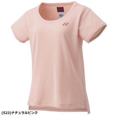 ★全品10%OFFクーポン配布中！9/4 20時〜4h限定★YONEX ヨネックス Tシャツ 半袖シャツ ソフトテニス バドミントン ウェア 練習着 着替え ベリークール搭載［16597］[レディース：女性用]【1枚までメール便OK】