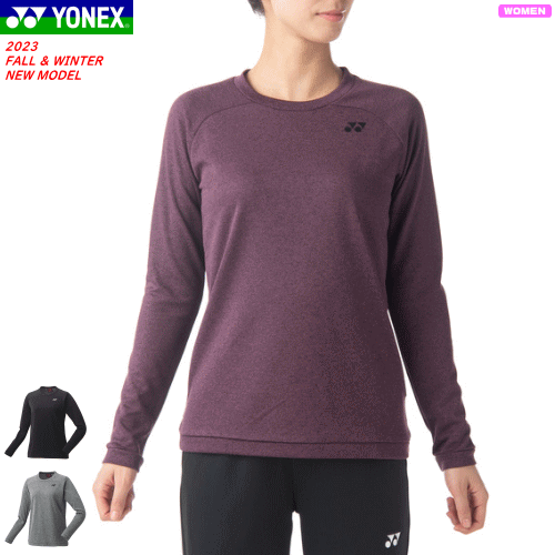 YONEX ヨネックス ロングスリーブTシャツ 長袖シャツ ソフトテニス バドミントン ウェア ヒートカプセル搭載 16667 [レディース：女性用]【1枚までメール便OK】