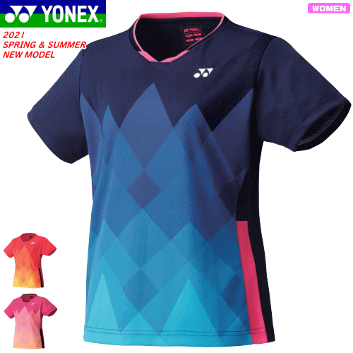 YONEX ヨネックス ソフトテニス ウェア ゲームシャツ ユニホーム 半袖シャツ ベリークール搭載［20621］[レディース：女性用]バドミントン【1枚までメール便OK】