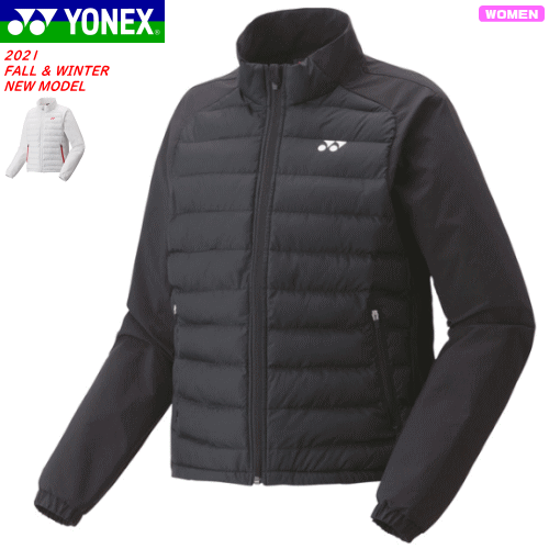 ★全品10%OFFクーポン配布中！9/4 20時〜4h限定★YONEX ヨネックス ソフトテニス ウェア バドミントン ウェア 中綿ジャケット(フィットスタイル) アウター 移動着 防寒着 ヒートカプセルTi搭載 ［98063］[レディース：女性用]