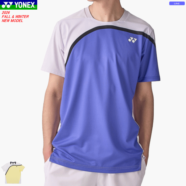 YONEX ヨネックス ウエア ■サイズ： S,M,L,O,XO ■カラー： (370)ペールイエロー (583)プルーン ■素材： 身頃:ポリエステル87%、合成繊維(ポリスチレン)13% 切替部:ポリエステル83%、合成繊維(ポリスチレン)17% ■機能： ベリークール、Precision Move、UVカット 、吸汗速乾、ストレッチ、制電 ■サイズチャート サイズ／身丈(cm)／胸囲(cm)／裾周り(cm) S／65／96／96 M／67／100／100 L／69／104／104 O／71／108／108 XO／73／112／112 ※当店とメーカーの在庫を合わせた数を表示しておりますので 稀に欠品する場合もございます。 ※配送方法の注意事項 メール便・宅配便について メーカー希望小売価格はメーカーサイトに基づいて掲載しています