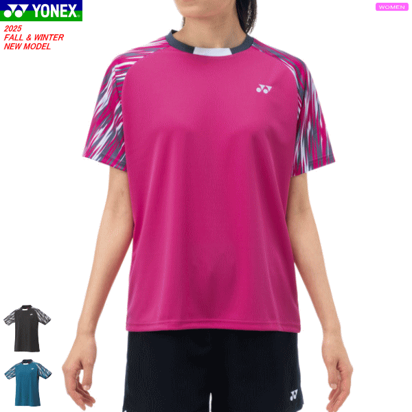 乐天商城 - YONEX ヨネックス ゲームシャツ ユニホーム 半袖シャツ ソフトテニス バドミントン ウェア 20895 [レディース：女性用]【1枚までメール便OK】