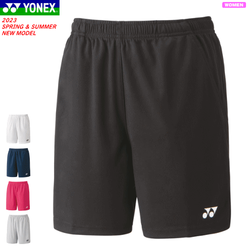 YONEX ヨネックス ウエア ■サイズ： SS,S,M,L,O,XO ■カラー： (007)ブラック (011)ホワイト (019)ネイビーブルー (122)ブライトピンク (326)アイスグレー ■素材： ポリエステル100% ■機能： ベリークール、再生ポリエステル、UVカット、吸汗速乾、制電 ホワイトのみ裏地付き ■サイズチャート ※サイズ/脇丈(cm)/股下(cm)/ウエスト（最小/最大）(cm)/ヒップ(cm) SS　/　34.5　/　11.5　/　60/84　/　82 S　/　36　/　12　/　62/88　/　88 M　/　37.5　/　12.5　/　64/92　/　94 L　/　39　/　13　/　66/96　/　100 O　/　40.5　/　13.5　/　68/100　/　106 XO　/　42　/　14　/　70/104　/　112 ※当店とメーカーの在庫を合わせた数を表示しておりますので 稀に欠品する場合もございます。 ※配送方法の注意事項 メール便・宅配便について メーカー希望小売価格はメーカーサイトに基づいて掲載しています