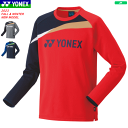 YONEX ヨネックス ライトトレーナー 長袖シャツ ソフトテニス バドミントン ウェア 移動着 ヒートカプセル搭載 31051J ジュニア 子供用