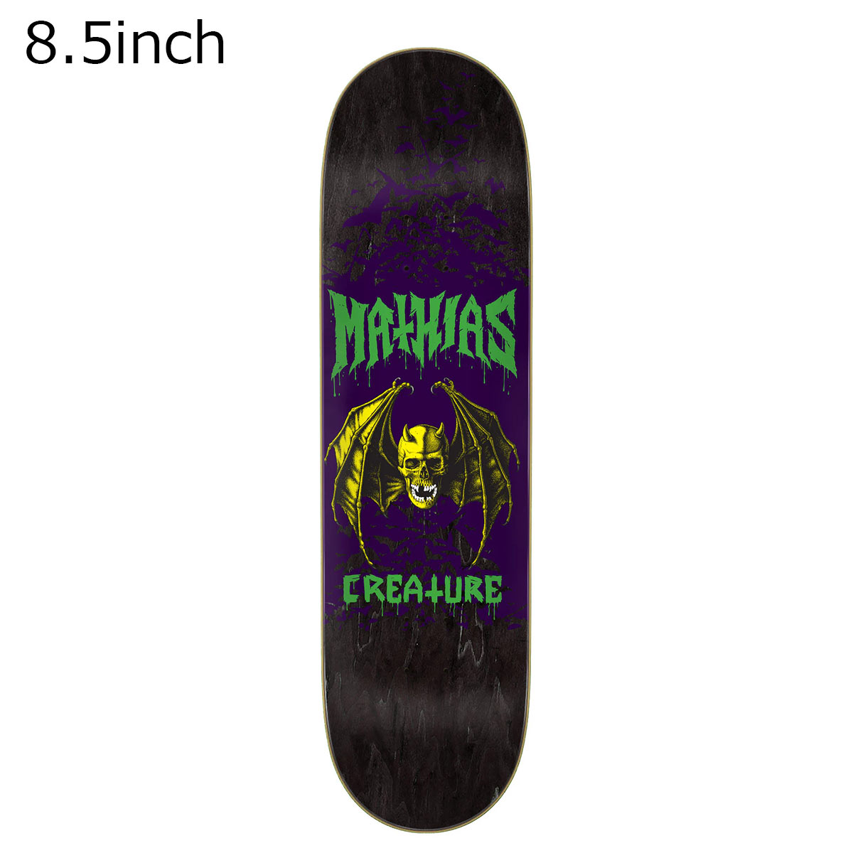 Rakuten - クリーチャー CREATURE スケボー スケートボード デッキ 板 CRT MATHIAS SKULL BAT STUMP 8.5 31032737