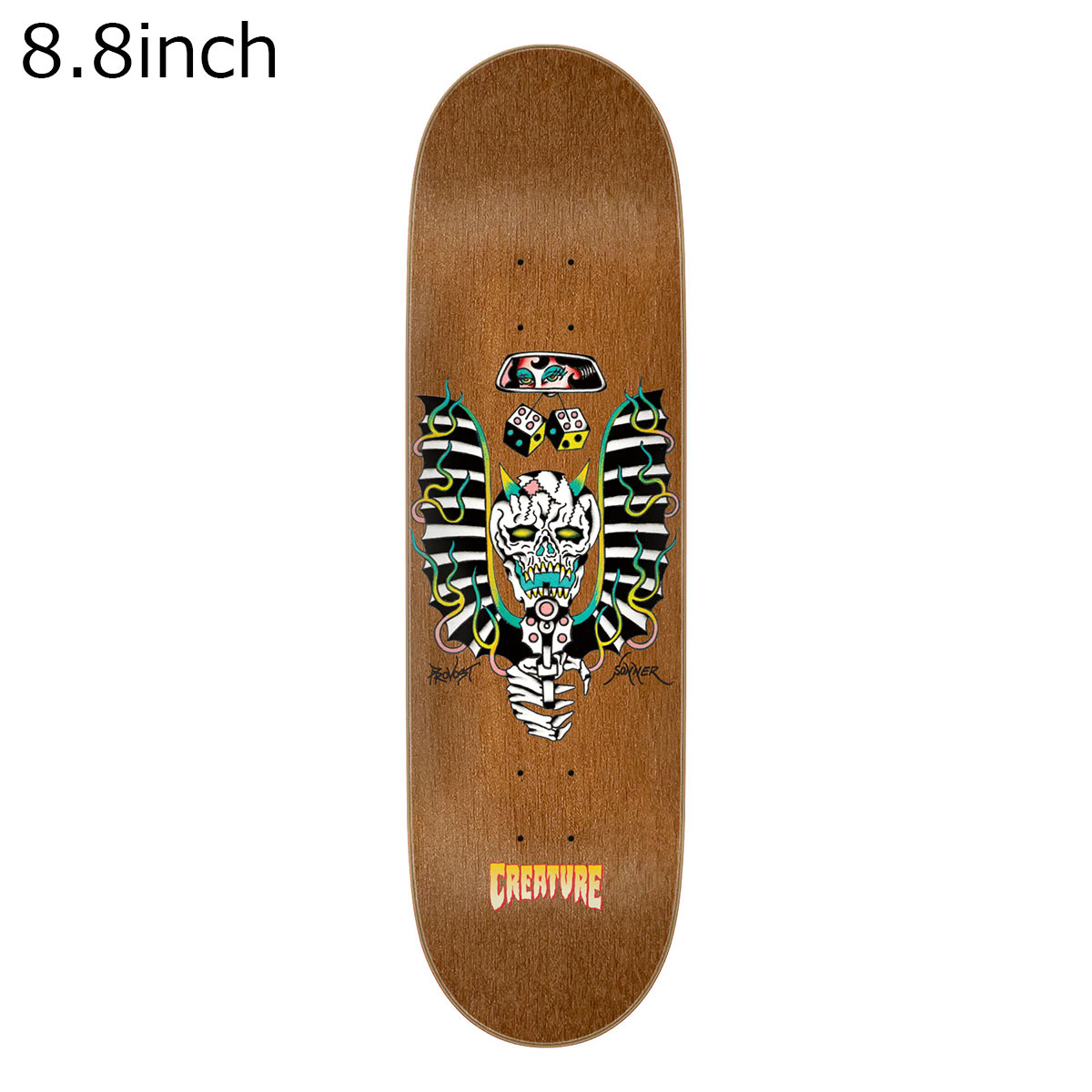 クリーチャー CREATURE スケボー スケートボード デッキ 板 CRT PROVOST FLASH STUMP 8.8 31032743