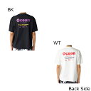 オーシャンパシフィック OCEAN PACIFIC サーフィン サーフ ウェア 半袖 Tシャツ UVカット 水陸両用 ピザグラフィック ペアテックス 半袖 Tシャツ 515-487 メンズ 男性 25SP 春夏(4)