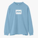 ヘリーハンセン Tシャツ メンズ ヘリーハンセン HELLY HANSEN アウトドア カジュアル ウェア 長袖 Tシャツ ロンT ロング スリーブ HH ロゴ ティー HH32379-PB メンズ レディース ユニセックス 24SS 春夏