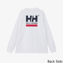 【お買い物マラソン期間中P5倍★7/19 20:00~7/26 1:59まで】ヘリーハンセン HELLY HANSEN アウトドア カジュアル ウェア 長袖 Tシャツ ロンT ロング スリーブ スクエア ロゴ ティー L/S SQUARE LOGO TEE HH32521-CW メンズ レディース ユニセックス 25SS 春夏