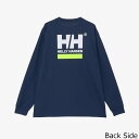 【お買い物マラソン期間中P5倍★7/19 20:00~7/26 1:59まで】ヘリーハンセン HELLY HANSEN アウトドア カジュアル ウェア 長袖 Tシャツ ロンT ロング スリーブ スクエア ロゴ ティー L/S SQUARE LOGO TEE HH32521-ON メンズ レディース ユニセックス 25SS 春夏