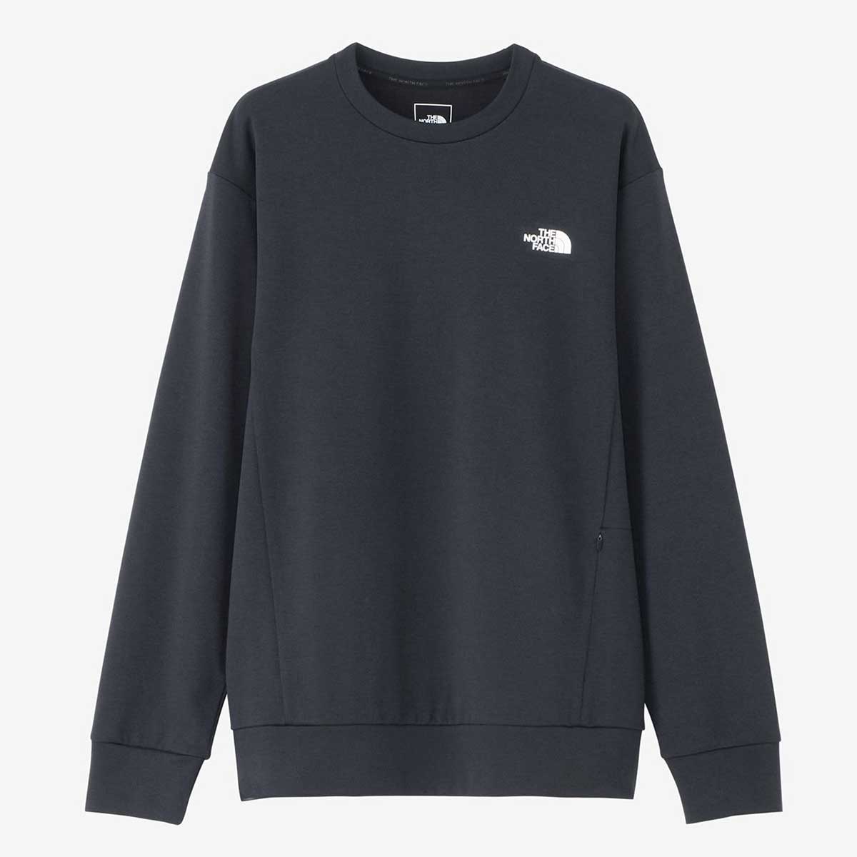 樂天商城 - 【お買い物マラソン期間中P5倍★4/24 20:00〜4/27 9:59まで】ザ・ノース・フェイス THE NORTH FACE ランニング トレーニング ウェア スウェット トレーナー モーション クルー NT32496-K メンズ 男性 26SS 春夏