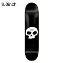 ゼロ ZERO スケボー スケートボード デッキ 板 シングル スカル SINGLE SKULL 03 8.0 D6151