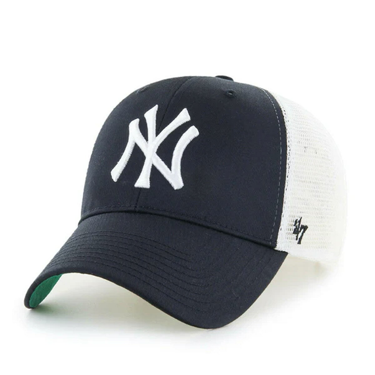 樂天商城 - 【お買い物マラソン期間中P5倍★4/24 20:00〜4/27 9:59まで】フォーティーセブン 47 アウトドア カジュアル 帽子 キャップ 47 エムブイピー ニューヨーク・ヤンキース BRANSON メッシュ ブラック 14751432 メンズ レディース ユニセックス 25FA 秋冬