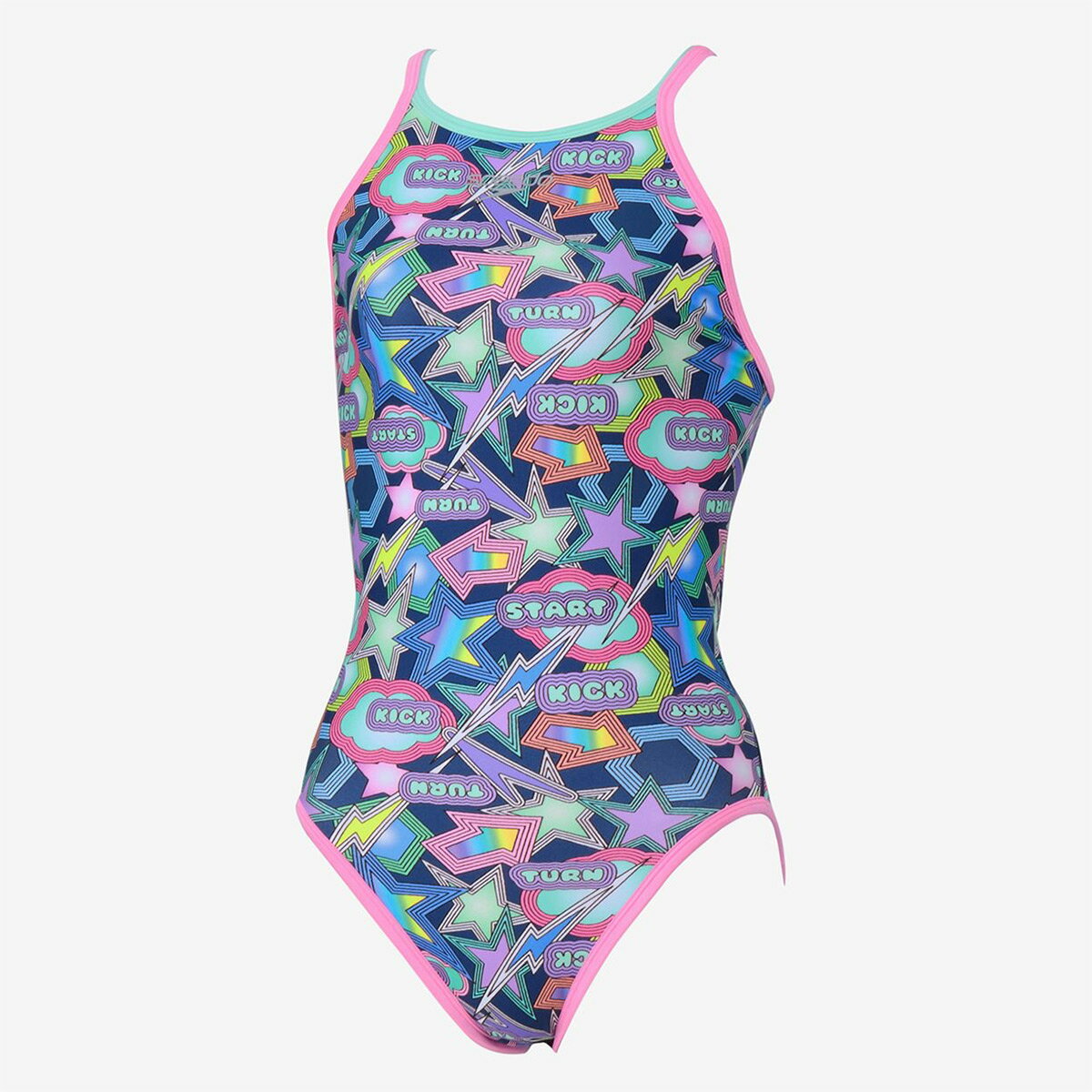 スピード SPEEDO スイム トレーニング 競泳 水着 スパークリング ブーン ターンズ スーツ Sparkling Boom TurnS Suit STW02556-PN レディース 女性 25S2 秋冬