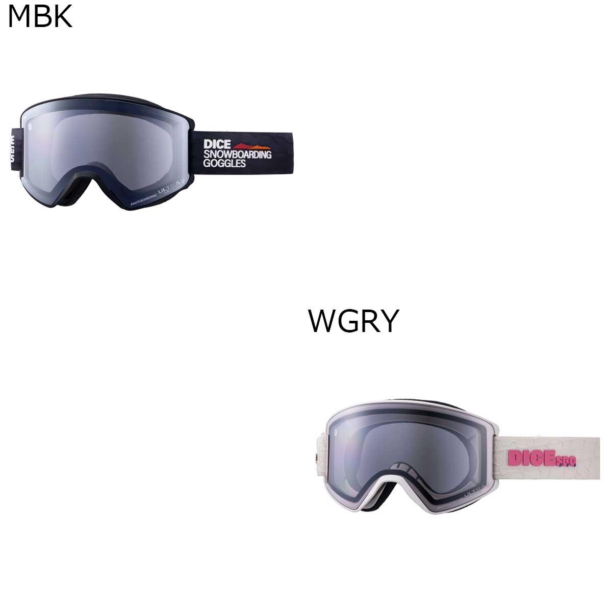 ※当店のスノーボード用品は全て日本正規代理店からの仕入れ商品です。安心してお買い求め下さいませ。【仕様(特徴)】FRAME COLOR：MBK・WGRYLENS COLOR：Photochromic / Ultra Light Gray / Light Silver Mirror 4570 ULTRA調光ミラー(ライトグレイ/ライトシルバーミラー)LENS CHART：晴天〜ナイターレンズカテゴリー(可視光線透過率)：S1 - S3紫外線透過率：0.1%以下(UVカット99.9%以上)付属品：ゴーグル用巾着袋生産国：日本【サイズチャート】W170×H108×D78(mm)【商品説明】新しくも変わらないスタンダード30年以上前に手作業で生み出されたゴーグルの抜群のフィット感を現代の解釈で再構築することに成功。当時の職人のクラフトマンシップと現代の最新技術が融合した新しいスタンダードゴーグルの誕生です。◆PHOTOCHROMIC(調光)レンズの色が紫外線によって色が変わる機能。◆ULTRA LENS(高視認性レンズ)低光量のシーンにおいても凸凹をくっきりと見せることに成功したレンズ。◆PREMIUM ANTI-FOG(高性能くもり止め)当社従来品と比べてレンズがくもりにくい高性能くもり止めコーティング。◆CLARITEX COAT(撥水加工)レンズの汚れを防ぎ、雪や水滴をはじく防汚・撥水コーティング。※商品詳細画像は未展開カラーを掲載していることがあります。あらかじめご了承ください。