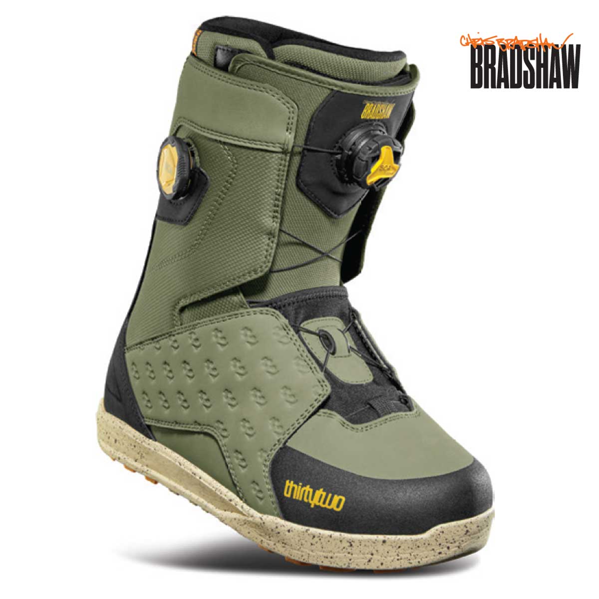 【BLACK FRIDAY期間中P5倍★11/20 20:00～11/27 1:59まで】サーティーツー THIRTY TWO 32 スノボー スノボ スノーボード ブーツ LASHED DOUBLE BOA BRADSHAW T26BTMLDB メンズ 男性 25-26