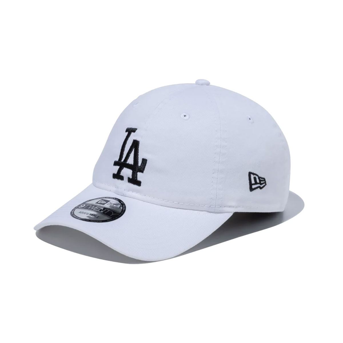 樂天商城 - ニューエラ NEW ERA 帽子 キャップ 9TWENTY クロスストラップ ウォッシュドコットン ロサンゼルス・ドジャース ホワイト ブラック 13562185 メンズ レディース ユニセックス 24SP 春夏
