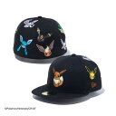 ニューエラ NEW ERA アウトドア カジュアル 帽子 キャップ 59FIFTY Pokemon ポケモン イーブイフレンズ ブラック 14124365 メンズ レディース ユニセックス 24SP 春夏