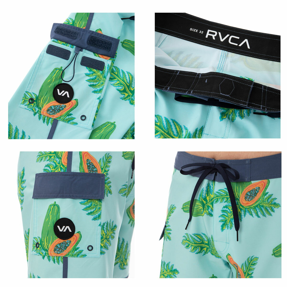 ルーカ RVCA サーフィン サーフ 水着 ボードショーツ トランクス 海パン EASTERN TRUNK 18 BE041504 メンズ 男性 24SP 春夏