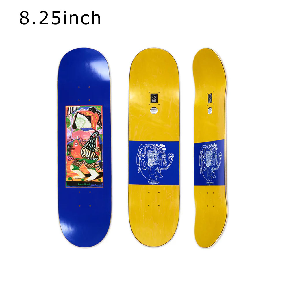 【長さ/幅(inch)】32/8.25【商品説明】Dane Bradyモデル。POLAR SKATE CO.(ポーラー).Pontus Alv手掛けるスウェーデン発デッキブランド。★デッキテープはデッキをお買い上げでプレゼント致します！しかも選べます！デッキテープ欄のプルダウンよりお選び下さい。【スケボー関連商品】トラック／ウィール／ベアリング／コンプリートセット