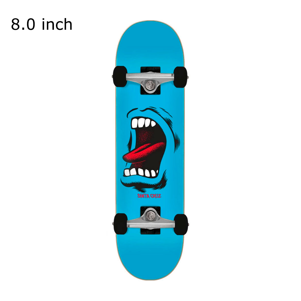サンタクルーズ SANTACRUZ スケボー スケートボード コンプリート SCREAMING BIG MOUTH BLUE FULL 8.0 30020960
