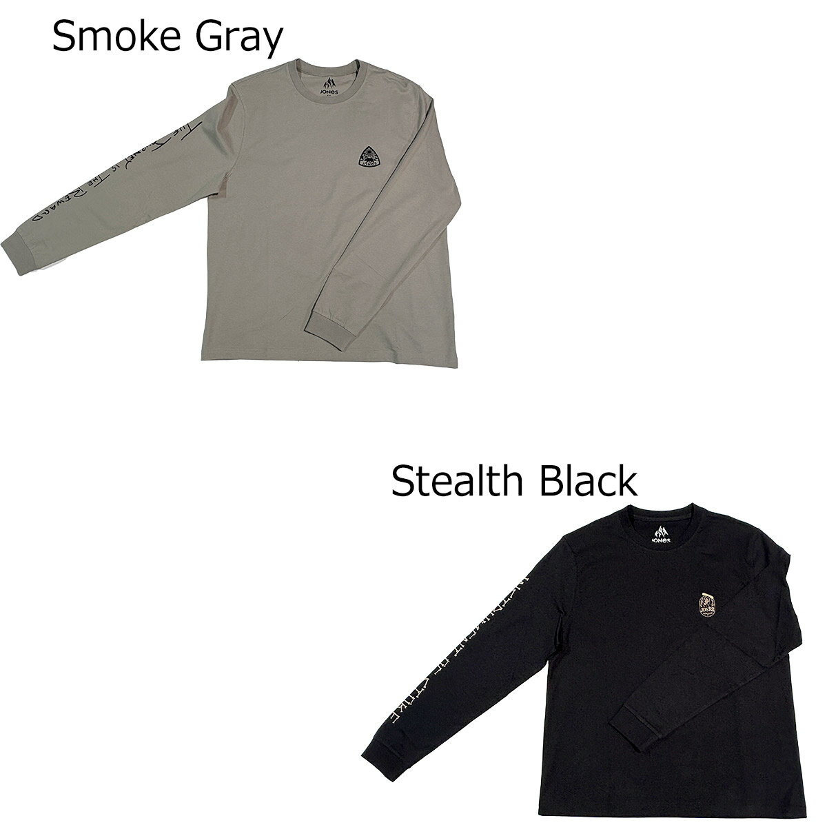 【お買い物マラソン期間中P5倍★3/20 20:00～3/26 1:59まで】【セール20%OFF！】ジョーンズ JONES スノボー スノボ スノーボード ウェア 長袖 Tシャツ ロンT グラフィック オーガニックコットン ロングスリーブ GRAPHIC ORGANIC L/S TEE 69125418 メンズ 男性 25-26