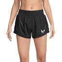 ナイキ NIKE ランニング ウェア ボトムス ショート ハーフ パンツ 短パン ウィメンズ ワン Dri-FIT ミッドライズ グラフィック ショートパンツ インナー付き FV6365-010 レディース 女性 24FA 秋冬