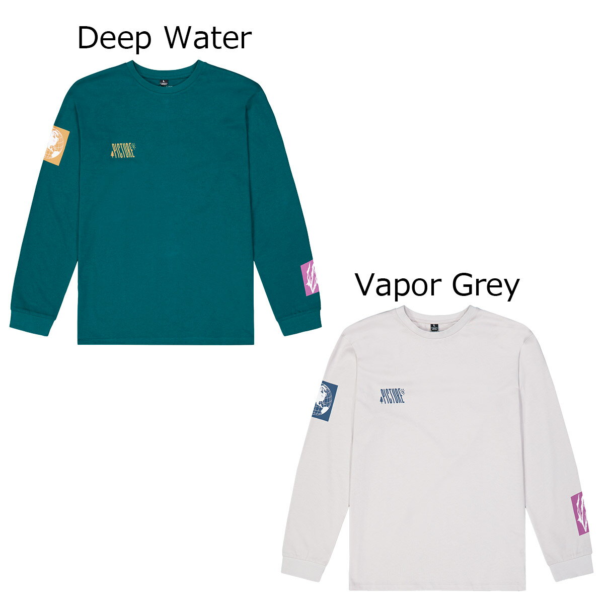 ピクチャー PICTURE スノボー スノボ スノーボード ウェア 長袖 Tシャツ ロンT KAWA LS TEE MTS1292 メ..