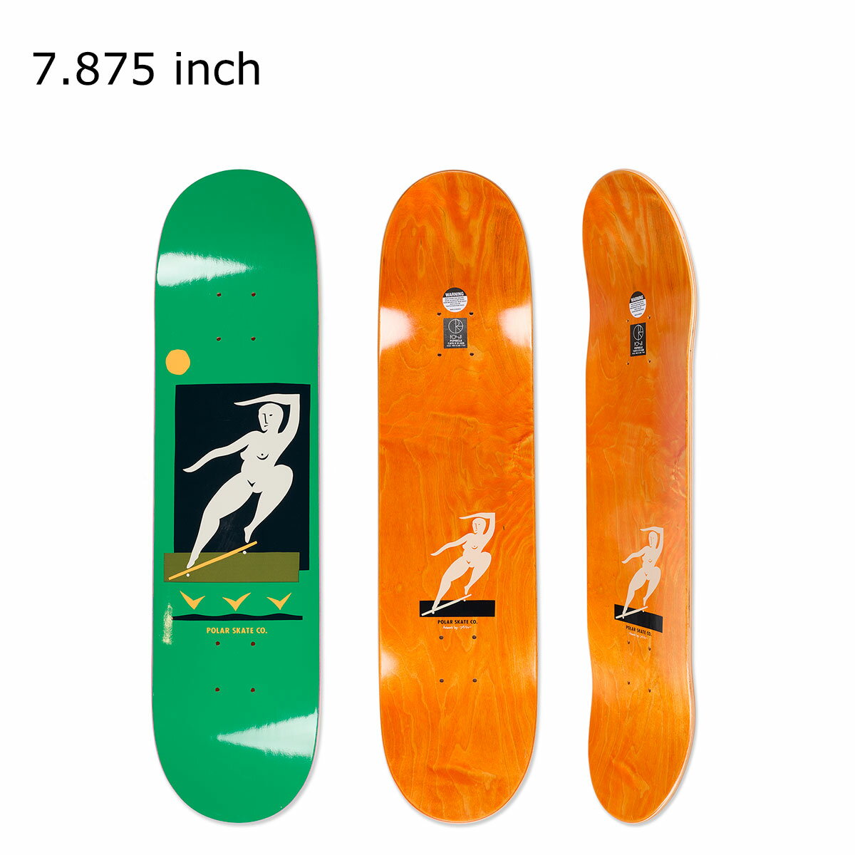 ポーラー POLAR スケボー スケートボード デッキ 板 Team Bs Smith 7.875 PSC-F25-105