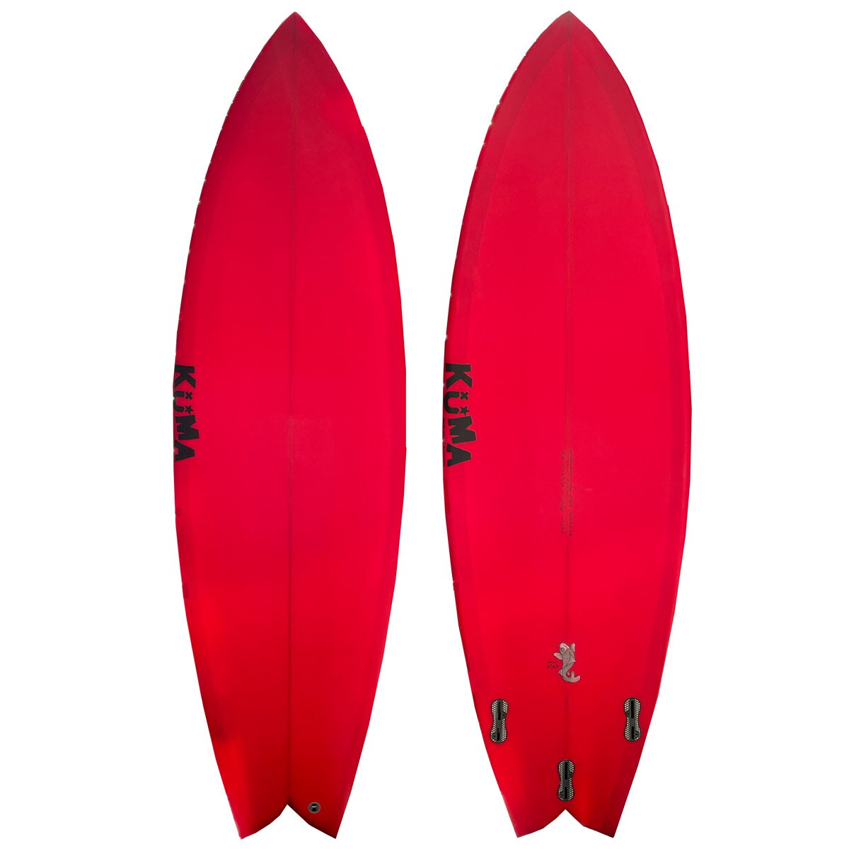 KUMA Surfboards NEW FISH PU BLANKS FCS2 3FIN 27.98L 220000022107 サーフ ボード ショートボード