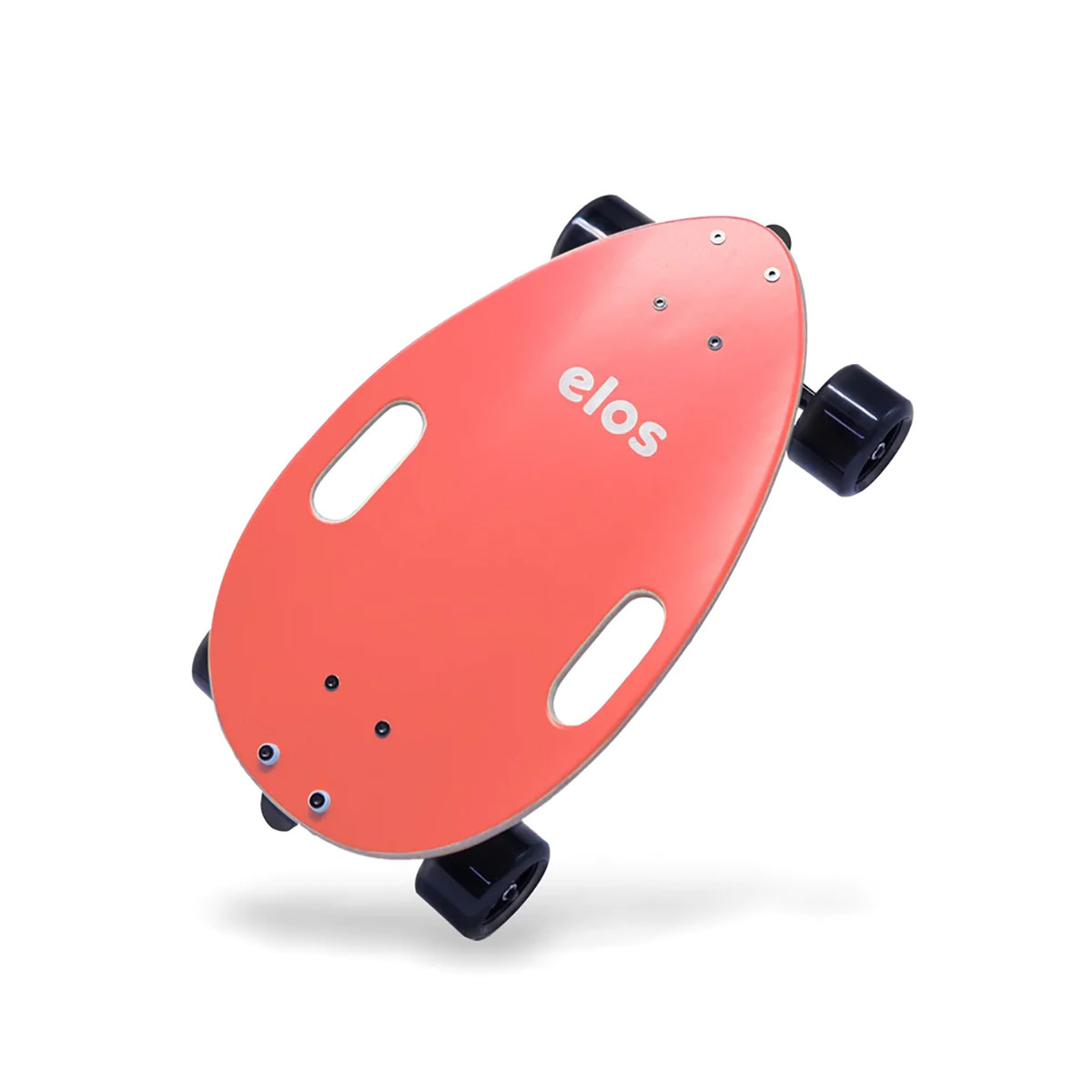 イロス Elos Complete Skateboard Coral Red(コーラルレッド) 収納バック付き EL723 の特長 【超ポータブル】Elosライトウェイトは軽さたったの4lbs(1.85kg)！スケートボードの持ち運びでヘトヘトになってしまう心配がないから、どこへ行くにもElosと一緒！ハンドル付きだから気軽に持ち運べ、大人から子供までクルーズが楽しめます。【簡単マスター】おしゃれなデザインの超幅広デッキが格別の安定感をもたらし、初心者でも簡単にマスターできます。経験者には、自由自在なコントロールとスムーズなライドをお楽しみいただけます。重心を低くすることで、 たくましい72mmウィールと調節可能トラックが、今までにないクルーズ感を演出！【最強の安定感】超軽量クルーザーElosで街や公園でのスムーズライドが可能な理由は、大きくてソフトなウィール。膝や関節にも優しいライドが楽しめます。【日常への工夫を凝らしたスケートボード】「ライフスタイル」をデザインしたスケートボードです。特殊なタッチセーフコーティングはグリップ感があるのに、衣服や靴を傷つける恐れがありません。トラックにリフレクター(反射板)を装備しているため、日夜問わず安心して楽しめます。コンパクトだから収納も楽々。車の中やバックパックにサッとしまえ、デッキ裏面のドックを使えば、簡単に立て掛けることができます。 イロス Elos Complete Skateboard Coral Red(コーラルレッド) 収納バック付き EL723 の商品情報 素材 デッキ：7層 カナダ産メープル