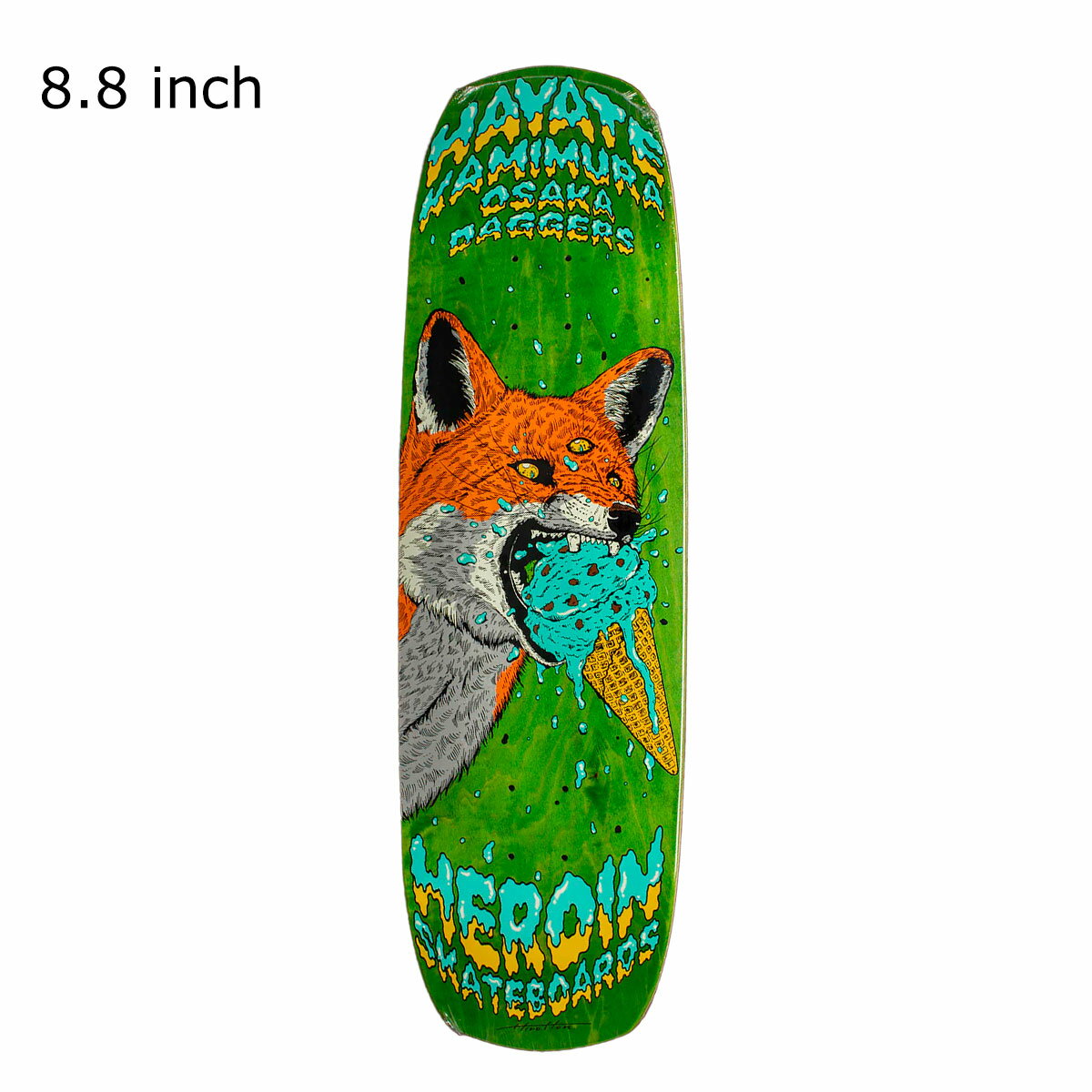 ※当店の商品はすべて日本正規代理店より仕入れた正規品です。こちらの商品はアソートカラーのため、掲載画像と商品カラーが異なる場合がございます。カラーは選べません。ご了承ください。【長さ/幅(inch)】31.5/8.8(80cm/22.5cm)【商品説明】上村颯のファーストモデルスケーターMark ""Fos"" Foster(マーク ""フォズ"" フォスター)がスタートさせたスケートブランド。ヨーロッパを代表するデッキブランド。独特なグラフィックデザインとアンダーグラウンドなスケートカルチャーが特徴。★デッキテープはデッキをお買い上げでプレゼントいたします！しかも選べます！デッキテープ欄のプルダウンよりお選びください。【スケボー関連商品】トラック／ウィール／ベアリング／コンプリートセット