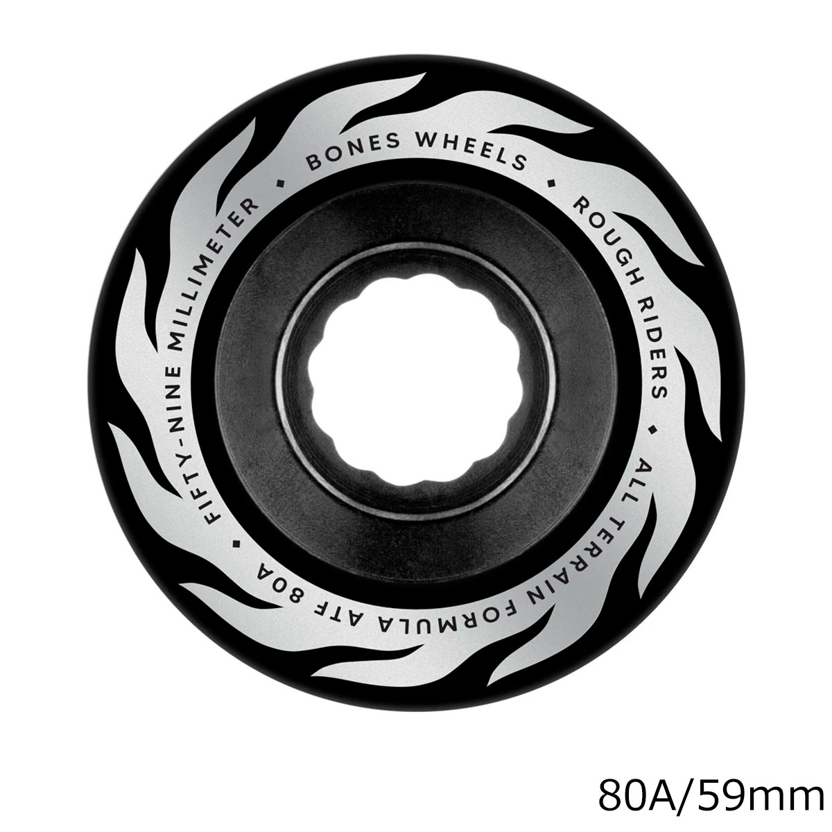 樂天商城 - ボーンズ BONES スケボー スケートボード ウィール エーティーエフ ラフライダー エターナルフレイム ATF ROUGH RIDER ETERNAL FLAME 59MM80A 33220170