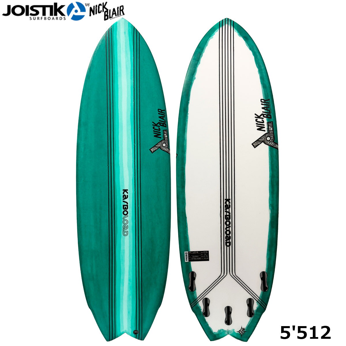 樂天商城 - ジョイスティック JOISTIK サーフィン サーフ サーフボード 板 ショートボード TACO KARA KARBO LOAD ABST TINT FCS2 5FIN NBSJPTK5521TNT