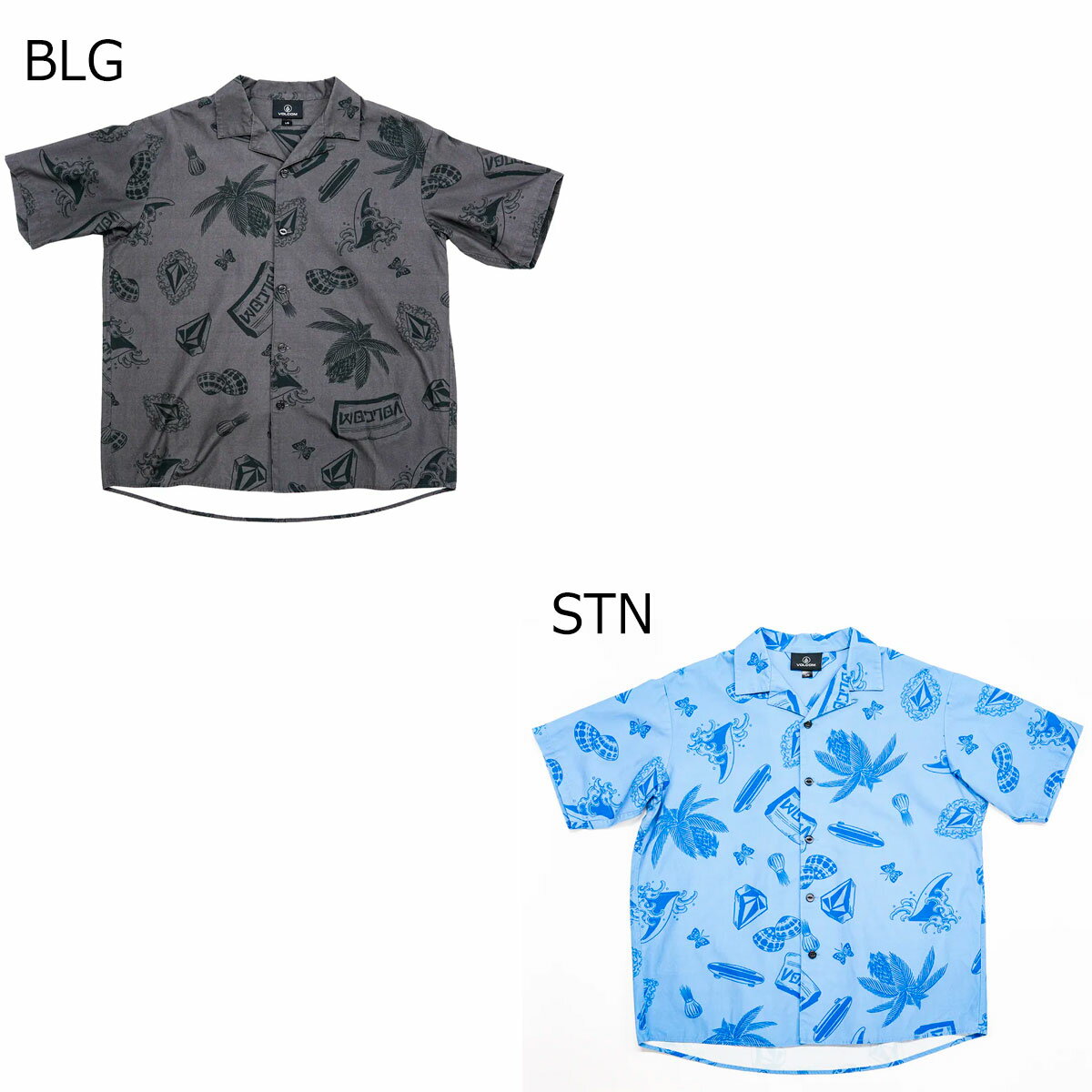 ボルコム VOLCOM スケボー スケートボード ウェア 半袖シャツ NOZAKA SS AOP SHIRT VSH261001 メンズ 男性 26SP 春夏