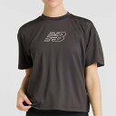 ニューバランス New Balance ジム フィットネス ヨガ ウェア 半袖 Tシャツ リラックス グラフィック ショート スリーブ Tシャツ Relaxed Graphic T-Shirt AWT51135-BLK レディース 女性 25SP 春夏(4)